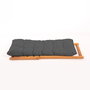 Hanah Home Conjunto de Mesa y Sillas de Jardín de Madera de Haya, Gris y Natural